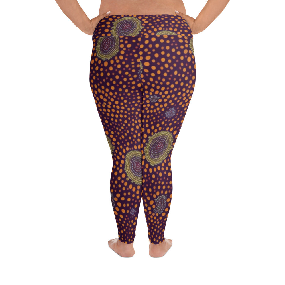 All-Over Print Plus Size Leggings