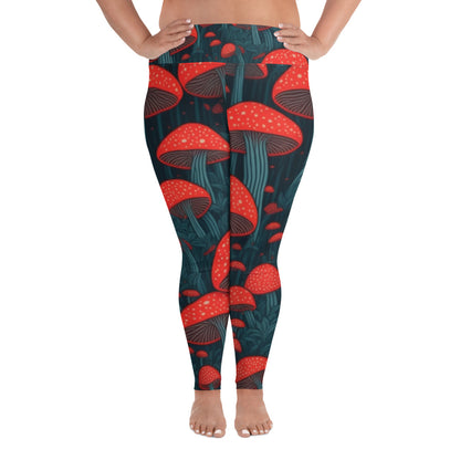 All-Over Print Plus Size Leggings