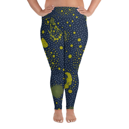 All-Over Print Plus Size Leggings