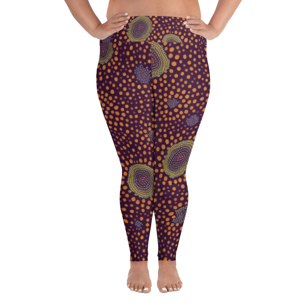 All-Over Print Plus Size Leggings