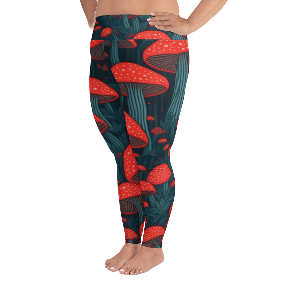 All-Over Print Plus Size Leggings