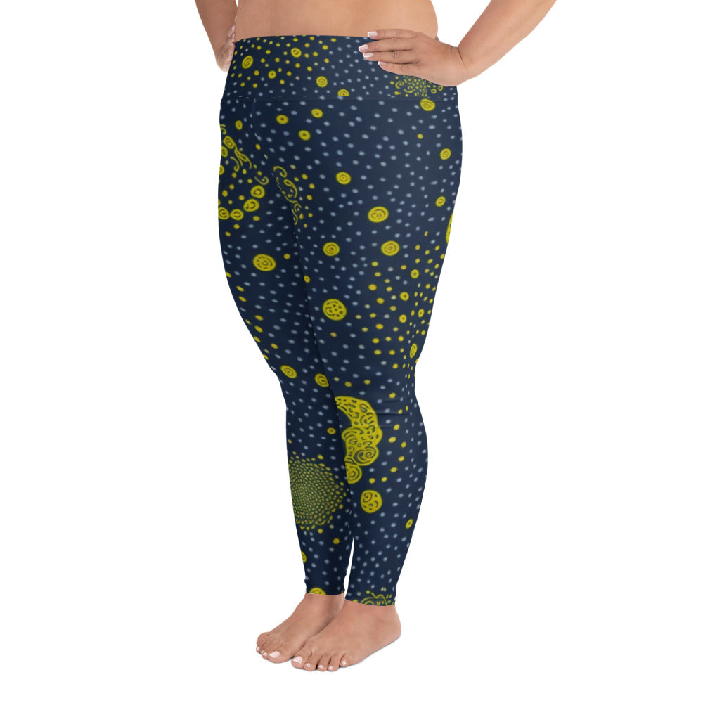 All-Over Print Plus Size Leggings