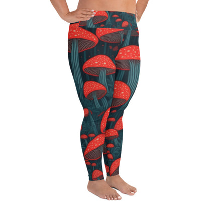 All-Over Print Plus Size Leggings