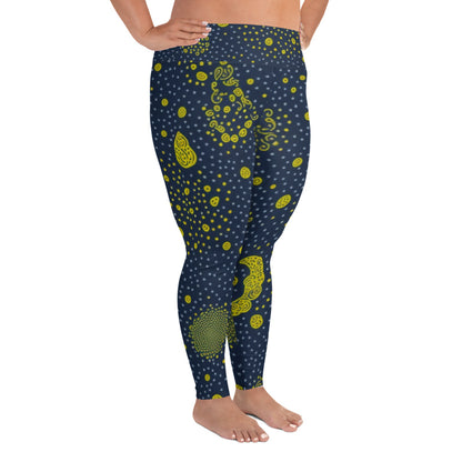 All-Over Print Plus Size Leggings