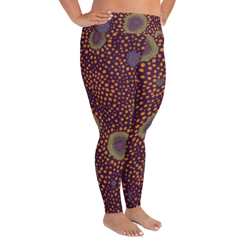 All-Over Print Plus Size Leggings